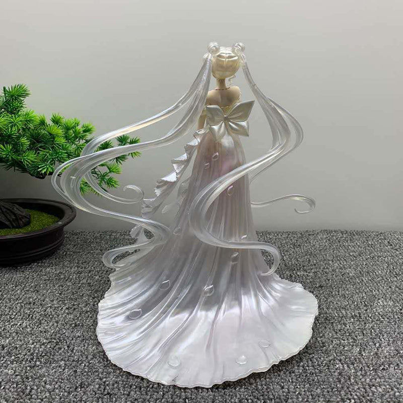 Sailor Moon Usagi Wedding Dress Figurines Girls Model 25CM - Toysoff.com