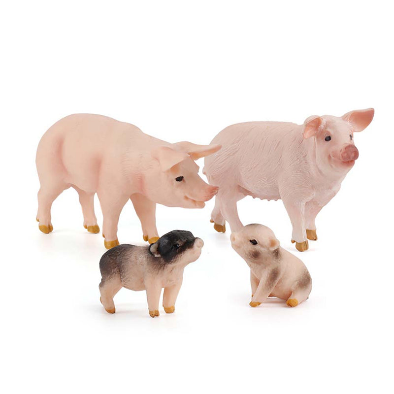 Simulation Animal Farm Raise Pigs Model Suit Fun Kid Toy