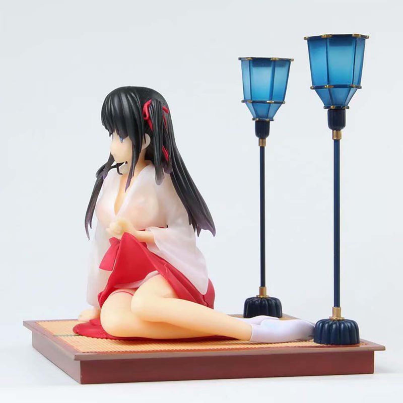 Skytube Kimono Sitting Misaki Kurehito Action Figure Model Toy 17cm