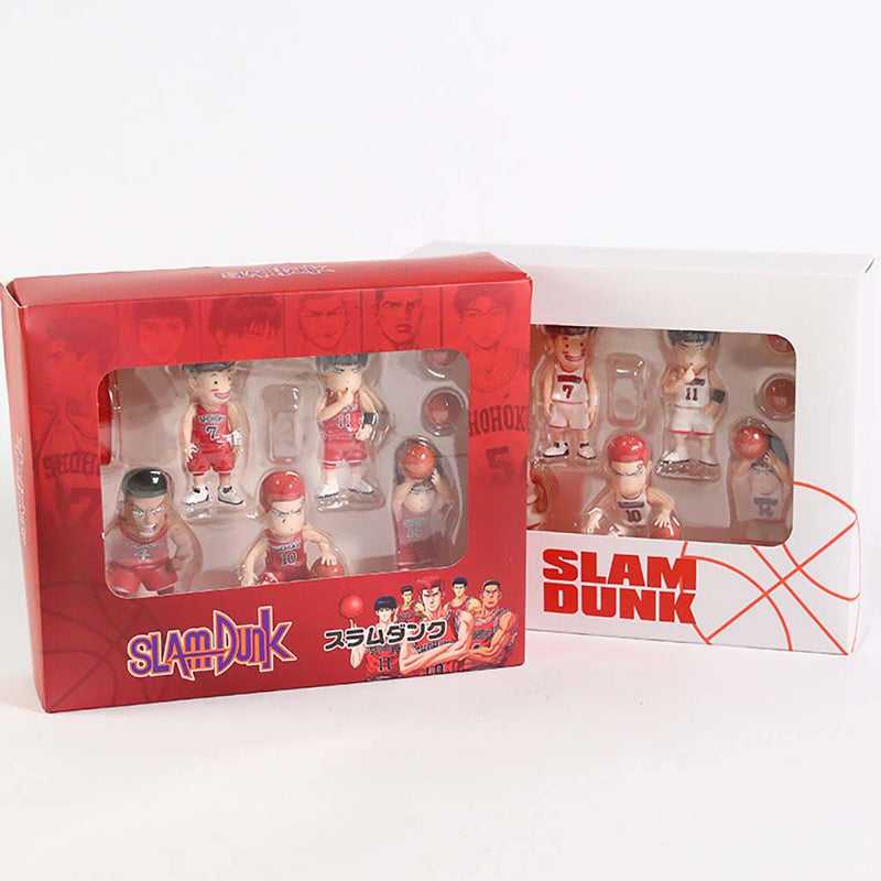 Slam Dunk Mini Action Figure Model Boxed Toy 5pcs