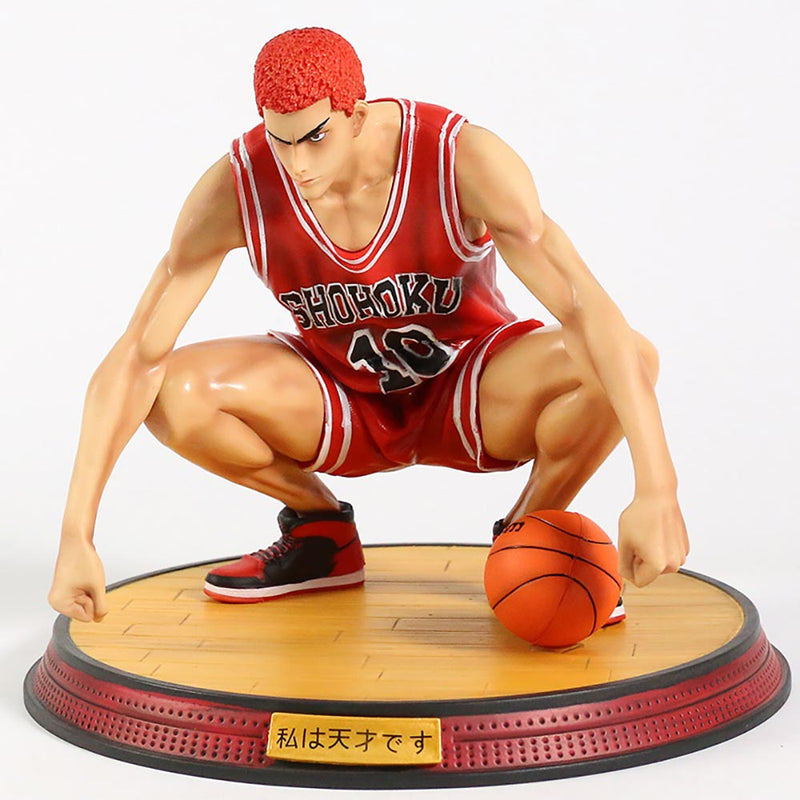 Slam Dunk Sakuragi Hanamichi Action Figure Model Toy 19cm