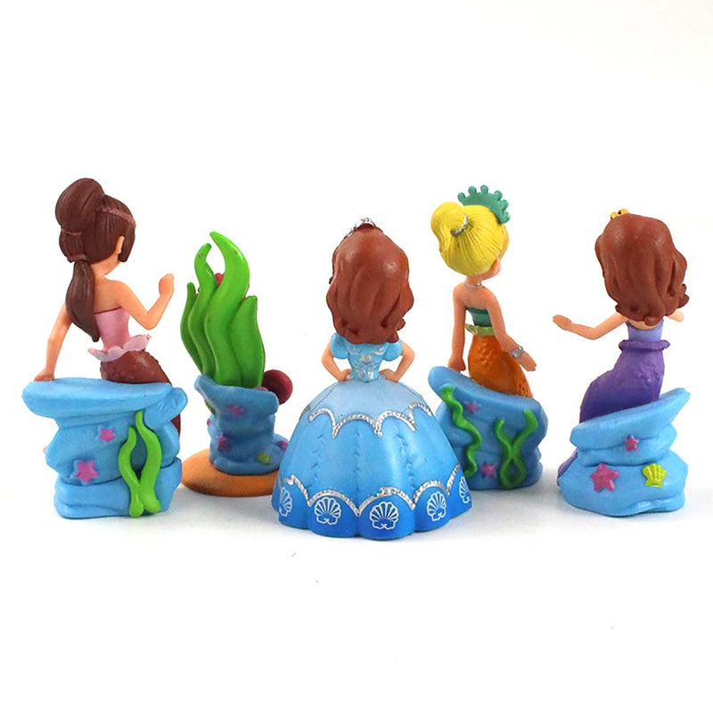 Disney Sophia Seahorse Mermaid Princess Decorative Key Ring 5PCS/Set - Toysoff.com
