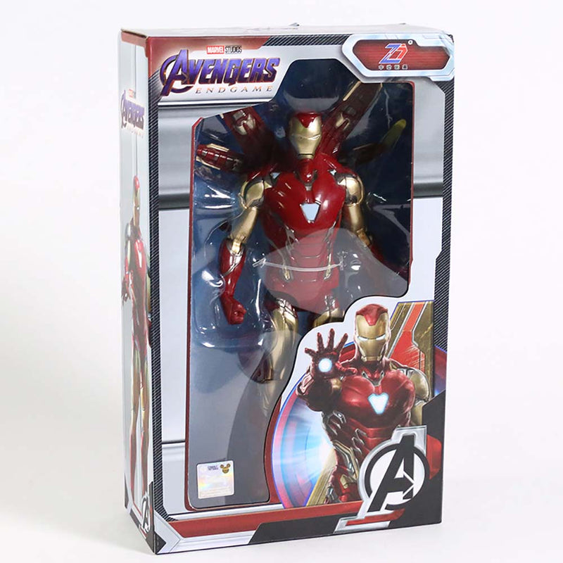 Spiderman Iron Man Captain America Thor Hulk War Machine Thanos Action Figure 18cm