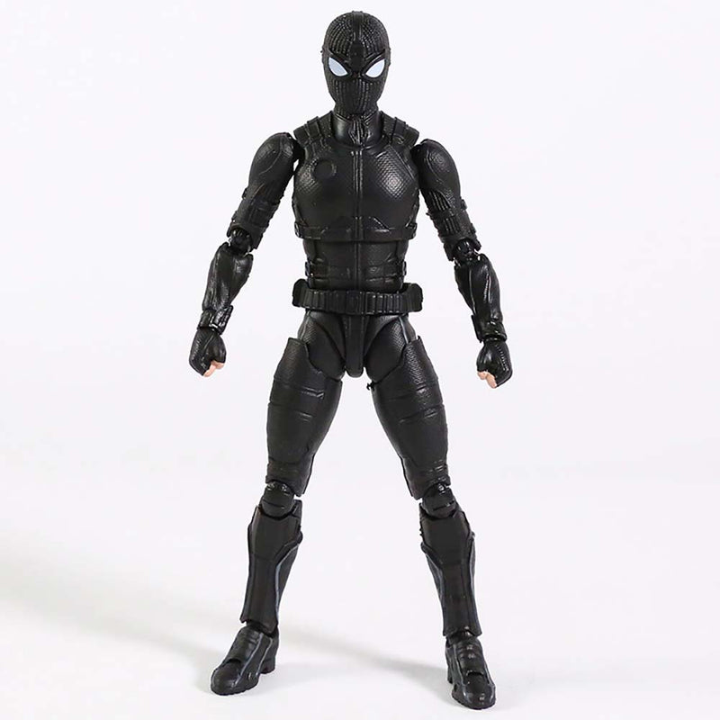 Spiderman Stealth Suit SHF Action Figure Collectible Model Toy 15cm