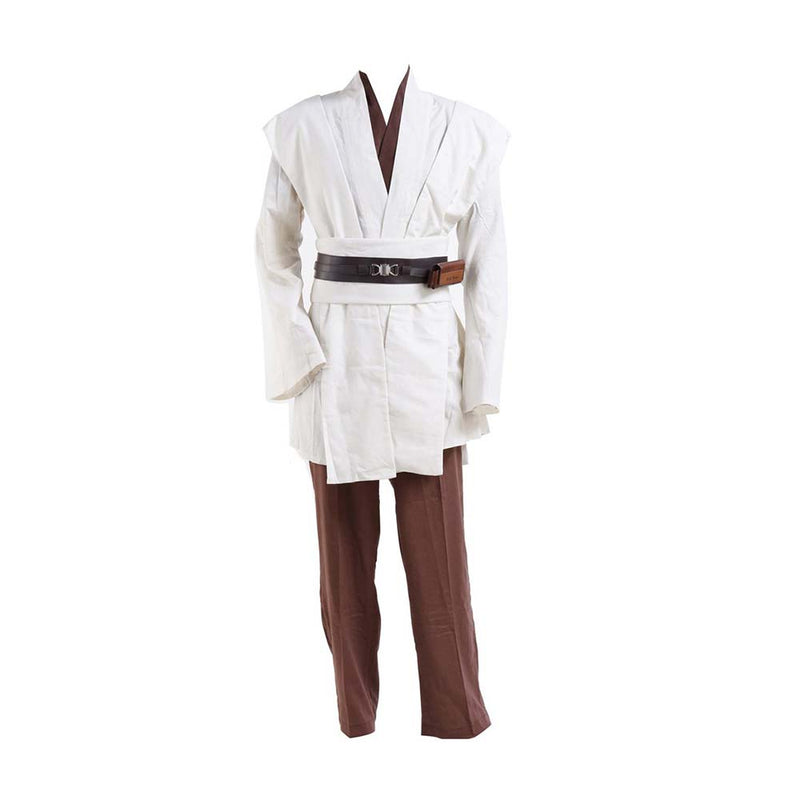 Star War Obi Kenobi Wan Cosplay Costume Tunic Robe Full Set