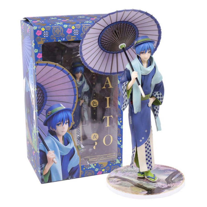 Stronger Vocaloid Kaito Hanairogoromo Ver Action Figure Model Toy 25cm