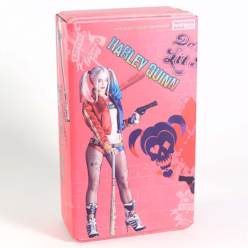 Suicide Squad Real Clothes Harley Quinn Action Figure Collectible Model