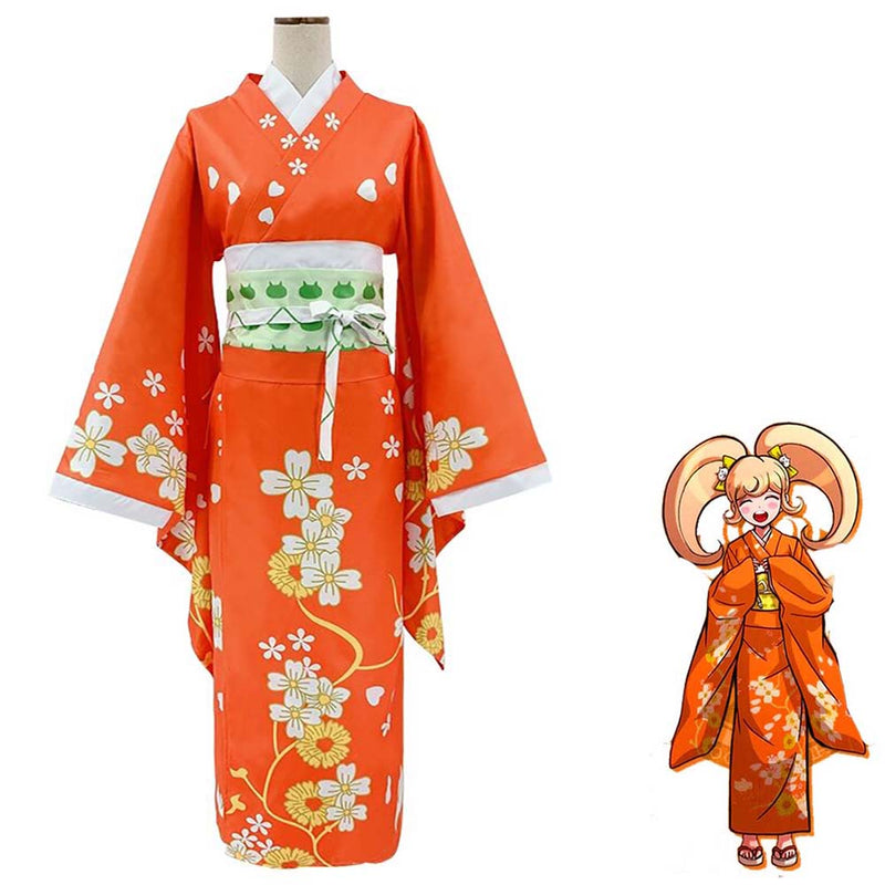 Super Danganronpa 2 Hiyoko Saionji Kimono Dress Halloween Cosplay Costume