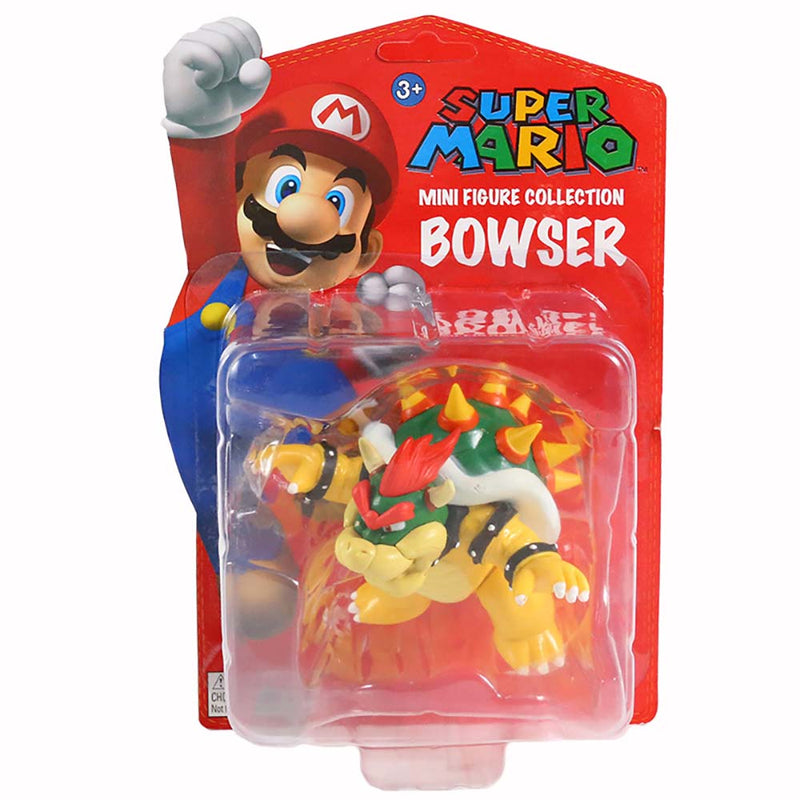 Super Mario Bros Bowser Action Figure Model Mini Kid Toy 9cm