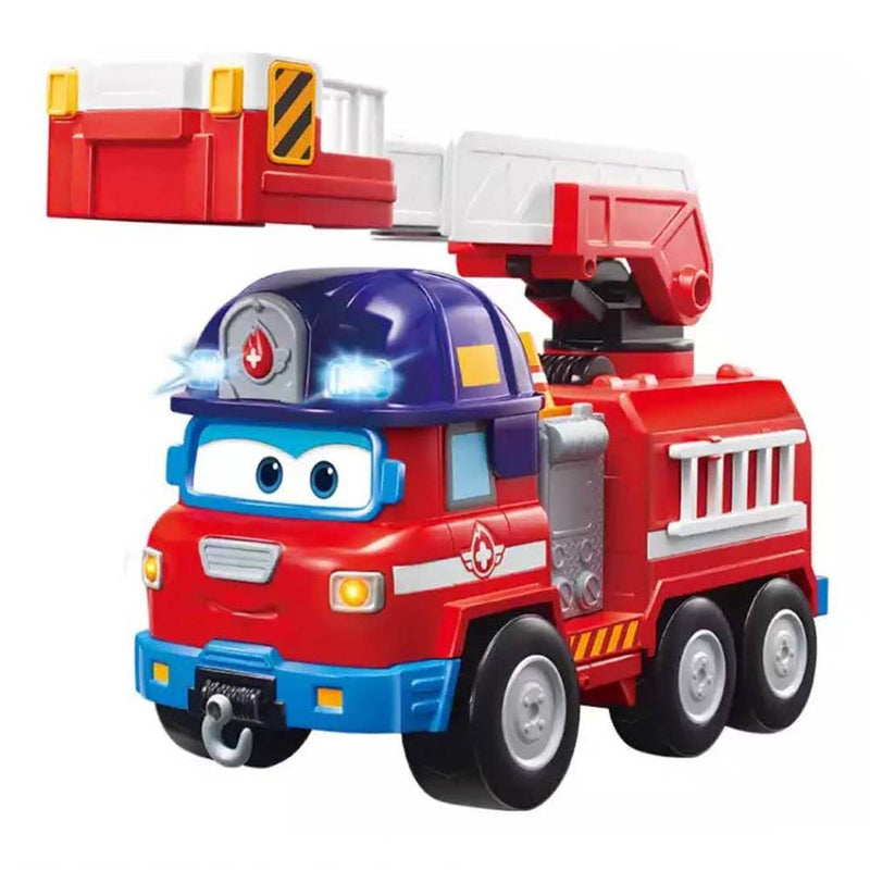 Super Wings Fire Truck Large Collectibles Sound And Light Set Toy