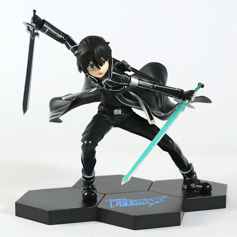 Sword Art Online Kazuto Kirito Action Figure Model Toy 10cm