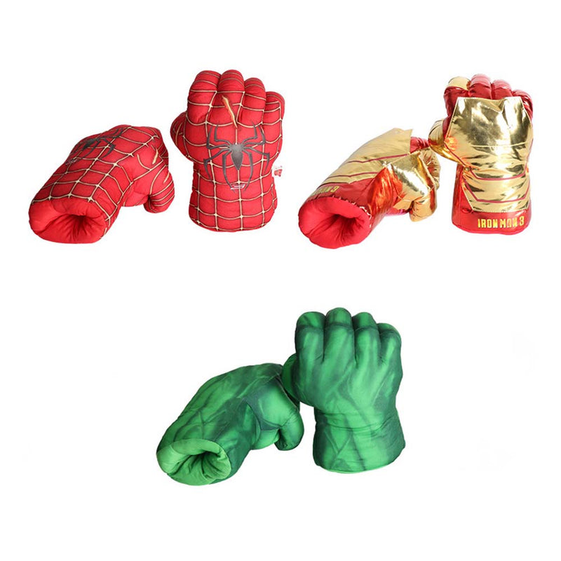 The Avengers Boxing Glove Toy Superhero Hulk Iron man Spider-man
