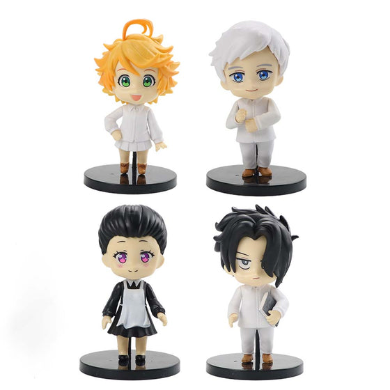 The Promised Neverland Action Figure Collectible Model Toy 4pcs 10cm