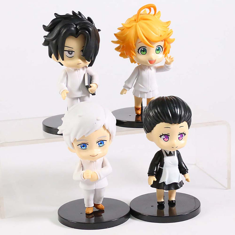 The Promised Neverland Action Figure Collectible Model Toy 4pcs 10cm