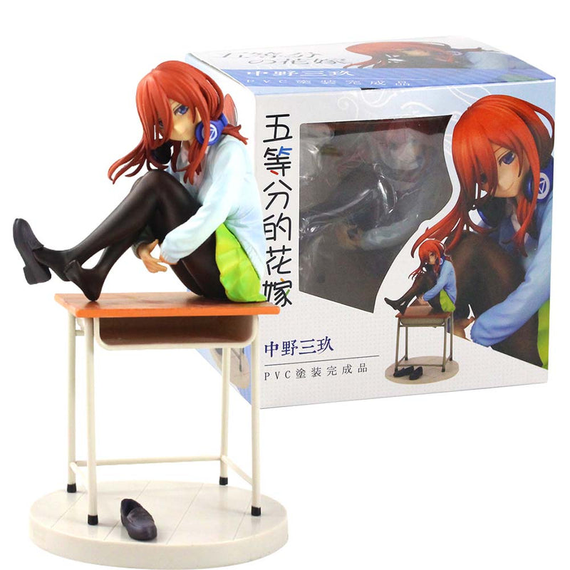 The Quintessential Quintuplets Nakano Miku Action Figure Model Toy 19cm