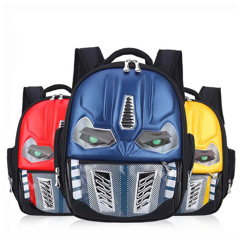 Transformers School Bag Primary School Students 3D Robot Waterproof Backpack - Toysoff.com