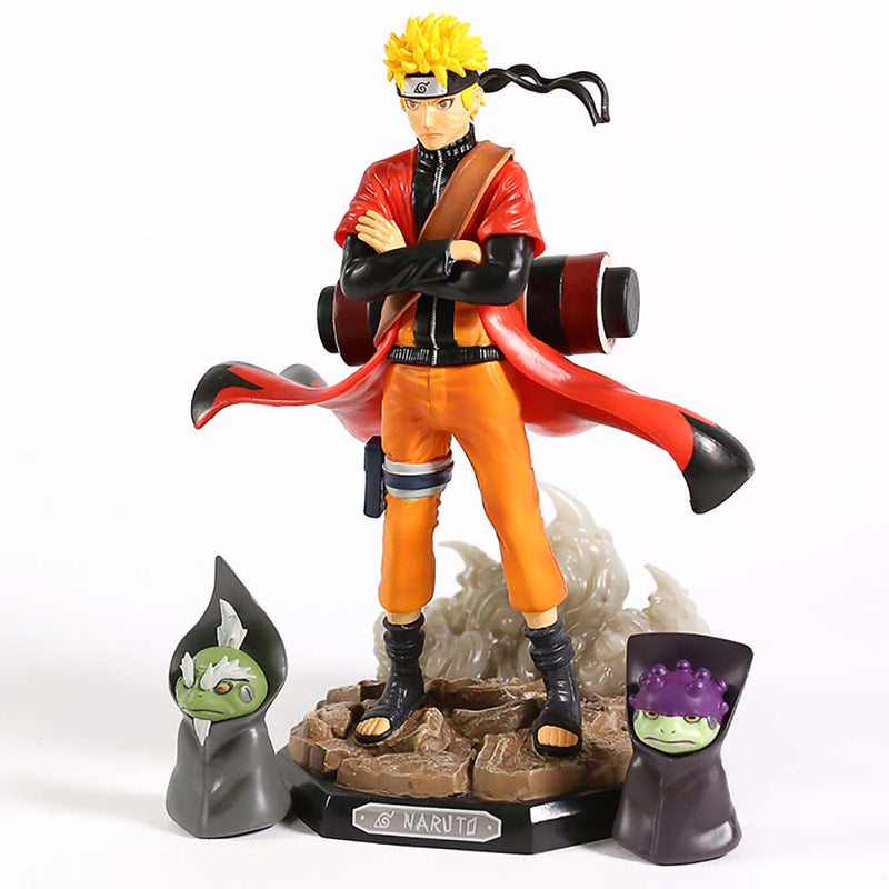 Uzumaki Naruto Figurine Sage Mode Action Figure Model Toy 22cm