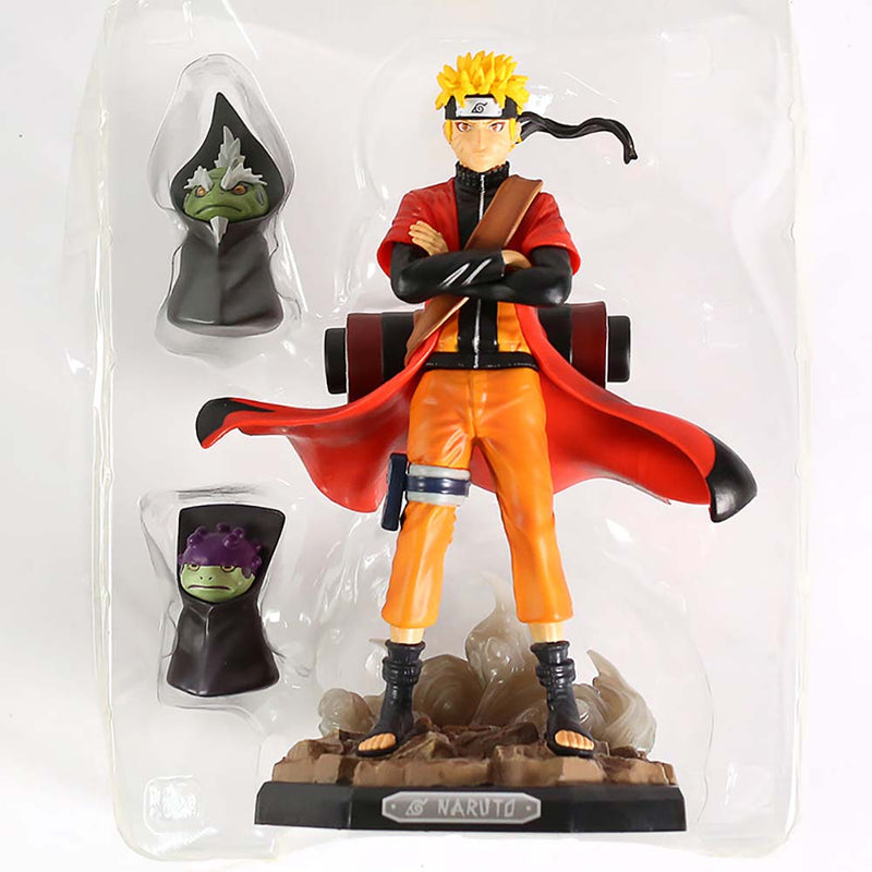 Uzumaki Naruto Figurine Sage Mode Action Figure Model Toy 22cm