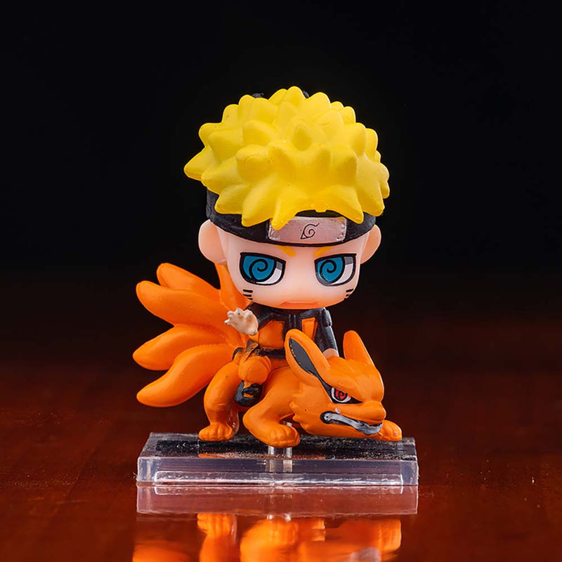 Uzumaki Naruto Namikaze Minato Q Ver Action Figure Set Toy 6cm