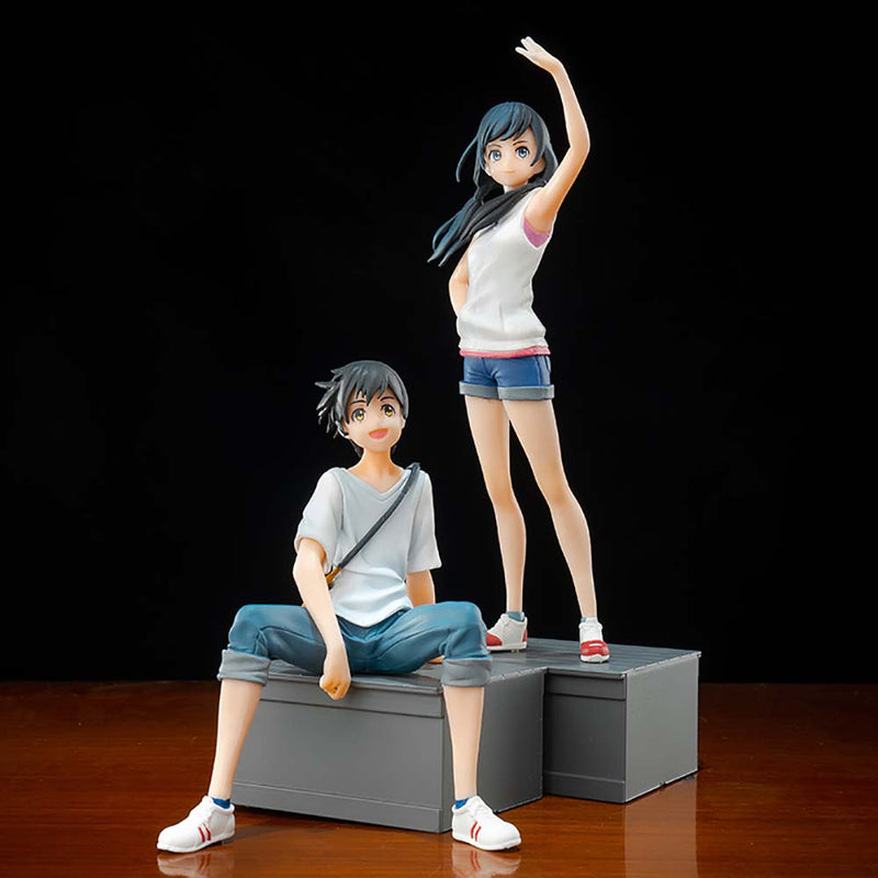 Weathering With You Amano Hina Morishima Hodaka Action Figure Toy 24cm